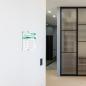 Preview: Tuerschild Vitrum A aus Glas 300 300 mm